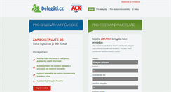 Desktop Screenshot of delegati.cz
