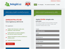 Tablet Screenshot of delegati.cz